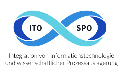 Integration von Informationstechnologie und wissenschaftlichem Prozess-Outsourcing – Logo